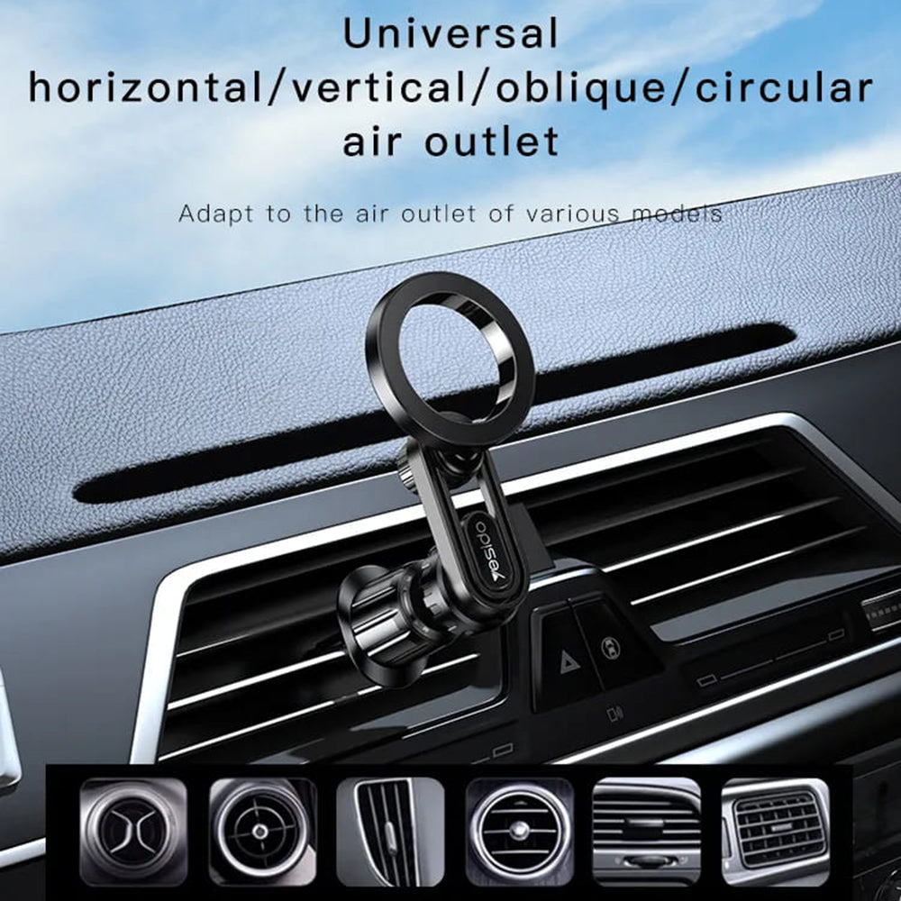 Car Holder (C157) - Magnetic Grip, Air Vent - Black