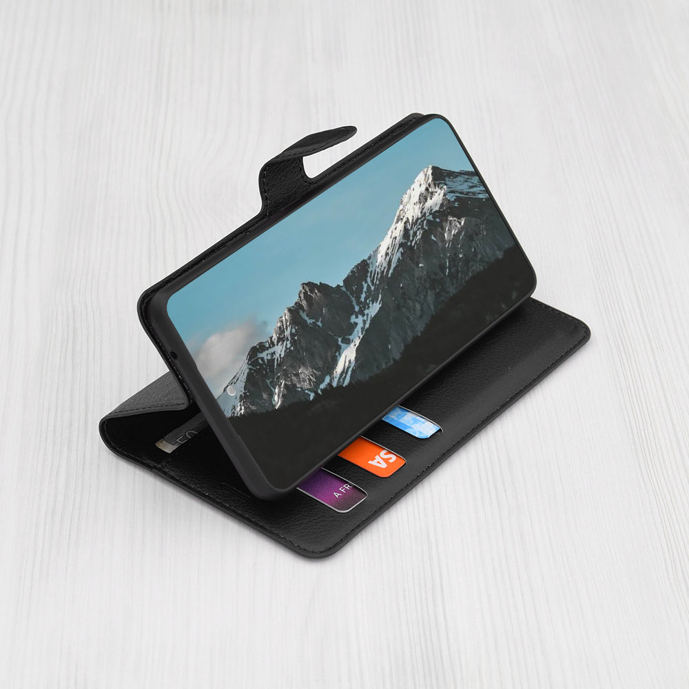 Leather Folio - Motorola Edge 40 Neo - Black