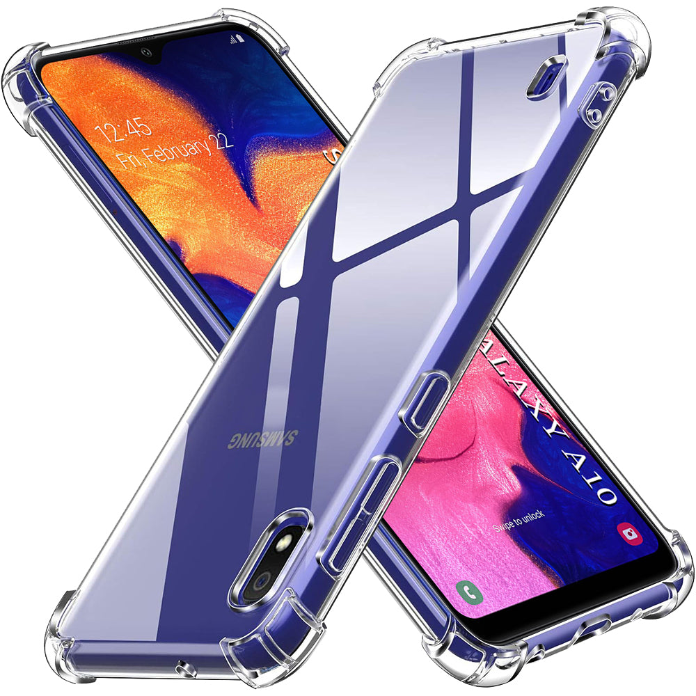 Shockproof Clear Silicone - Samsung Galaxy A10 - Clear