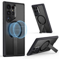 ESR - Boost Flickstand HaloLock - Samsung Galaxy S24 Ultra - Frosted Black