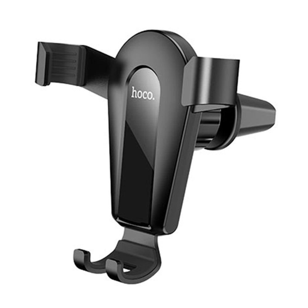 Hoco - Car Holder Gold Shield - Gravity Grip for Air Vent - Black