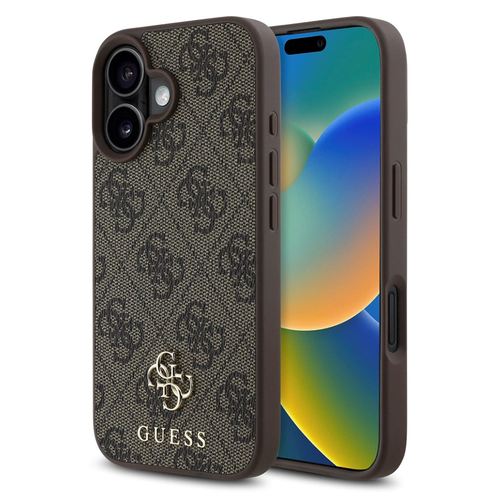 Guess - Hardcase 4G Classic MagSafe - iPhone 16 - Brown