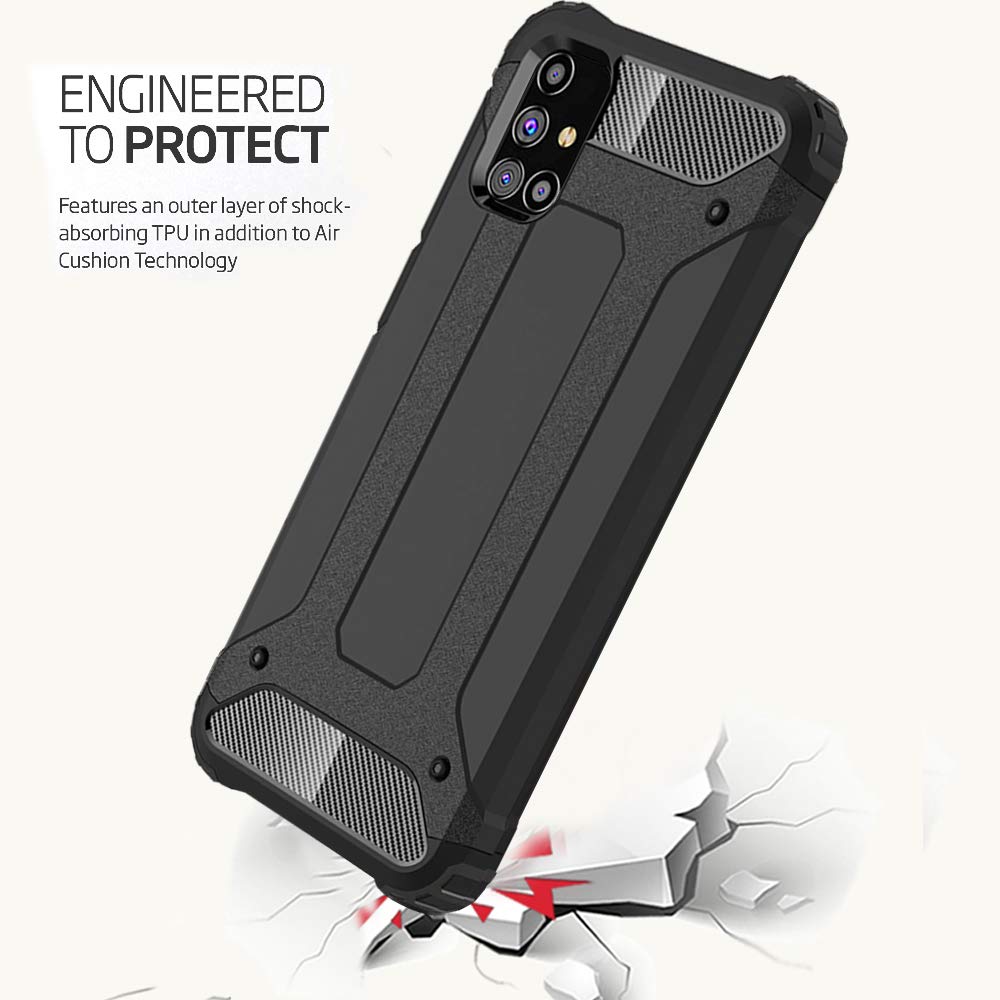 Hybrid Armor - Samsung Galaxy M51 - Black