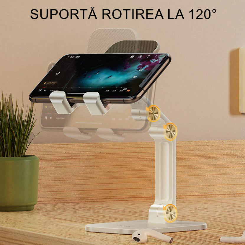 Hoco - Desk Holder - Foldable for Phone, Tablet, 4.7 - 13.0" - Black