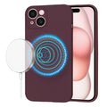 SoftFlex MagSafe - iPhone 15 - Plum Red