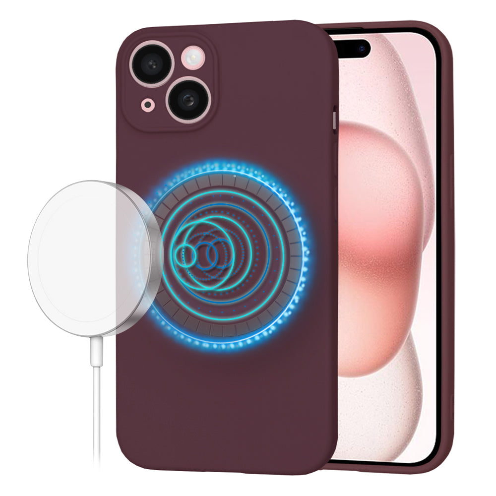 SoftFlex MagSafe - iPhone 15 - Plum Red