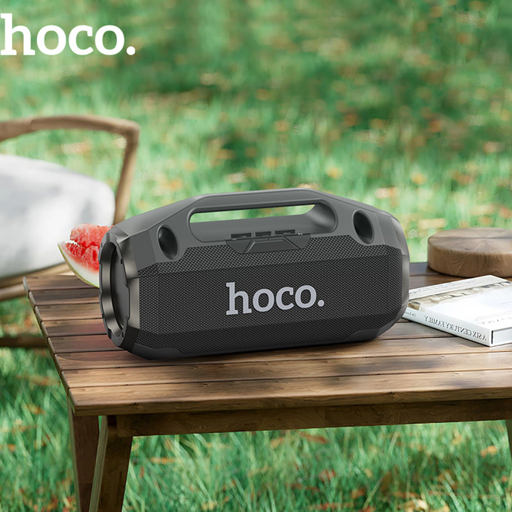 Hoco - Wireless Speaker- Portable, Bluetooth 5.3, TF, USB, AUX - Black