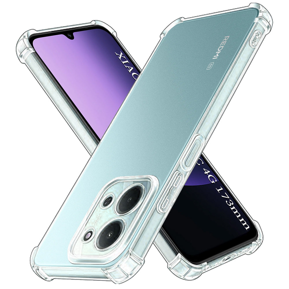 Shockproof Clear Silicone - Xiaomi Redmi 15C 4G / Redmi 15C 5G - Clear