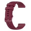 Watchband 20mm (W006) -Samsung Galaxy Watch 4/5/Active 2, Huawei Watch GT 3 (42mm)/GT 3 Pro (43mm) - Burgundy
