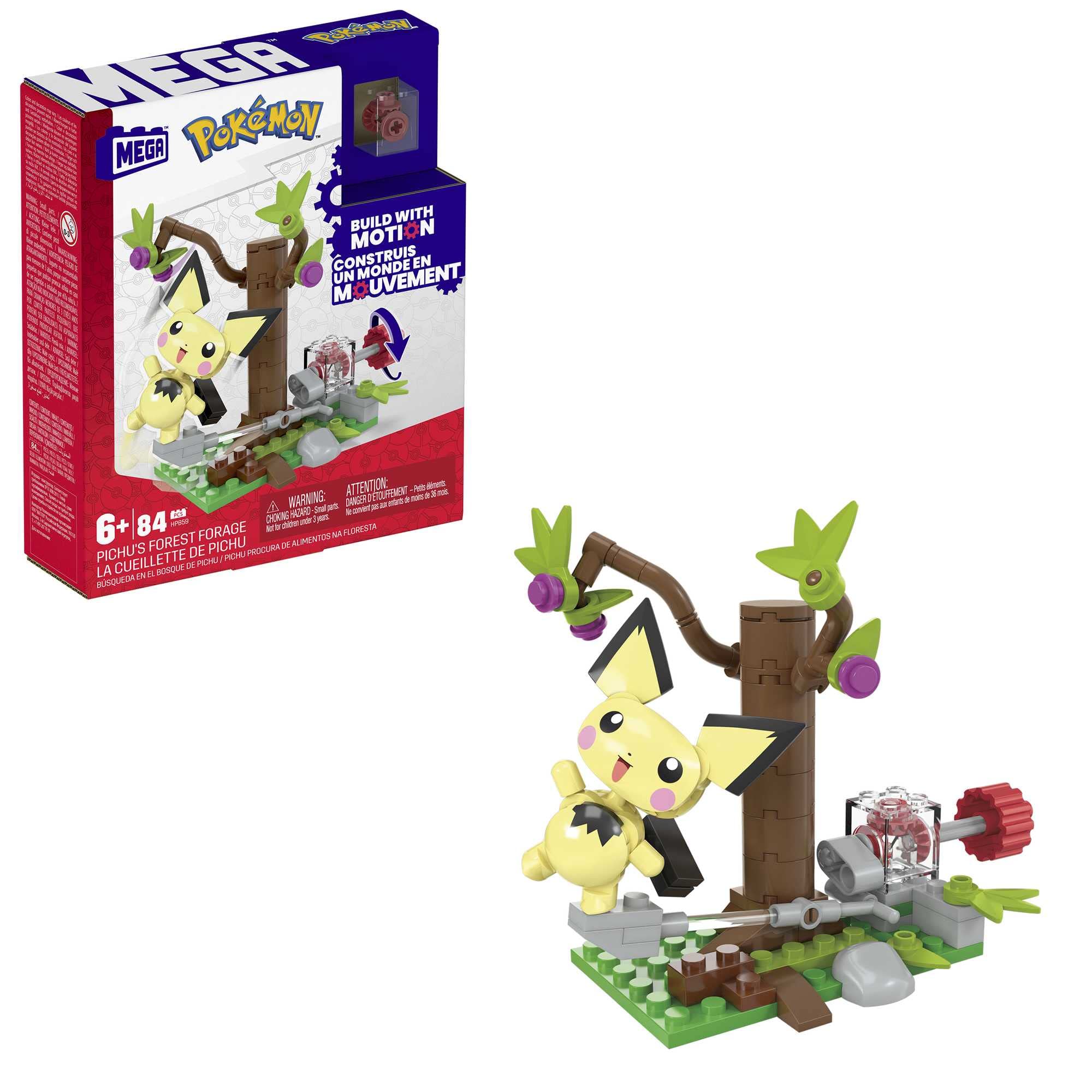Mega Construx Pokemon Pichu's Forest Forage Building Set