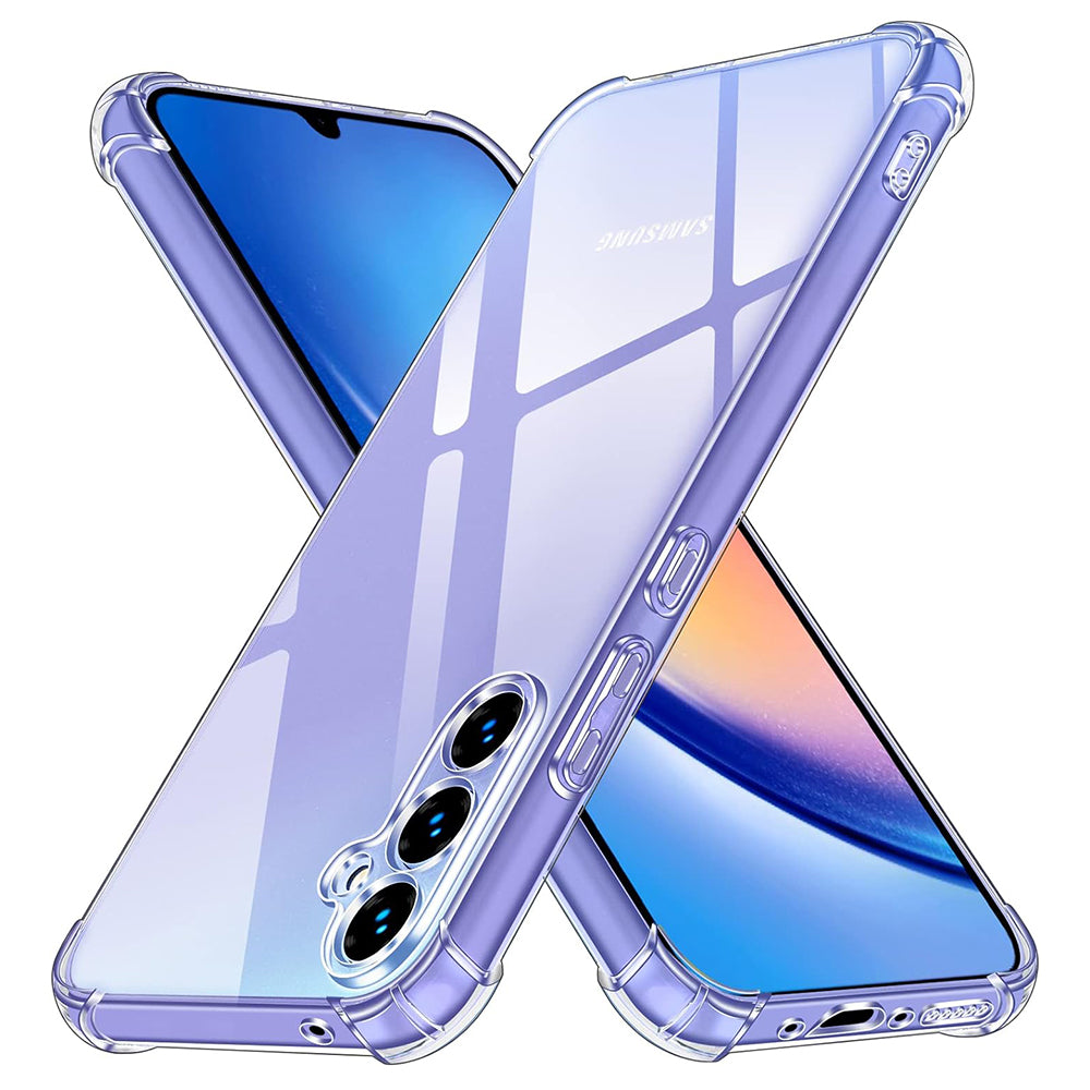Shockproof Clear Silicone - Samsung Galaxy A34 5G - Clear