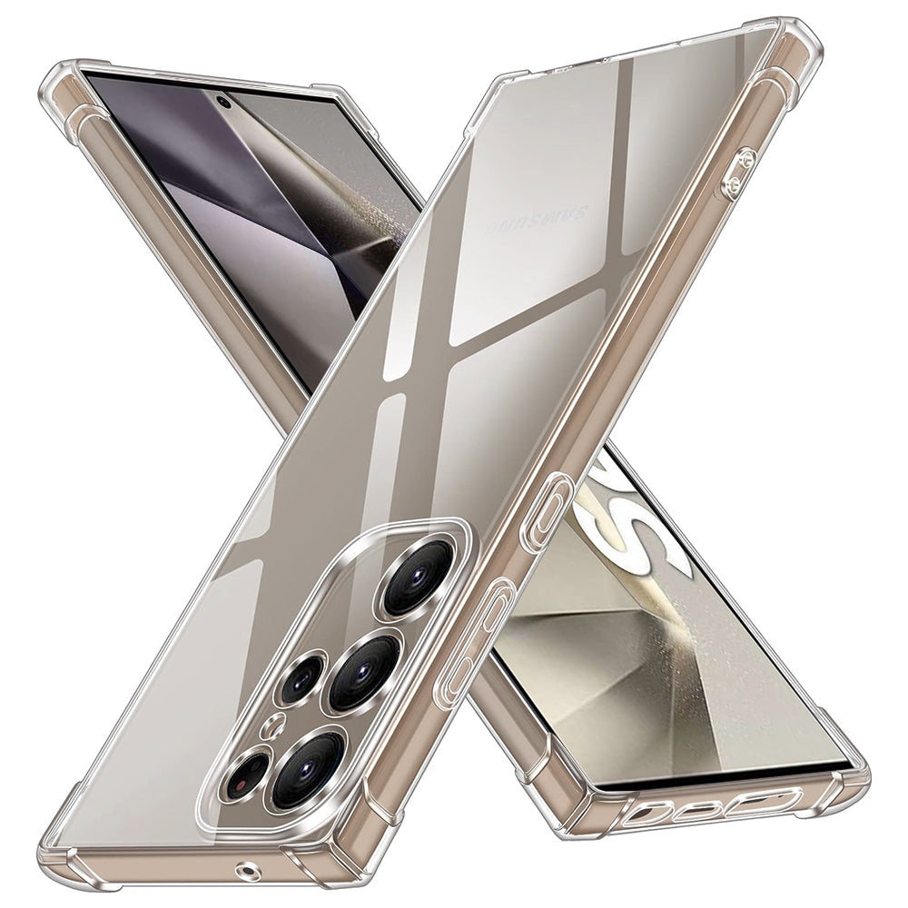 Shockproof Clear Silicone - Samsung Galaxy S24 Ultra - Clear