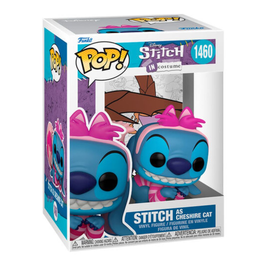 Funko POP! Disney: Stitch in Costume – Stitch as Cheshire Cat, Vinyl Figure #1460