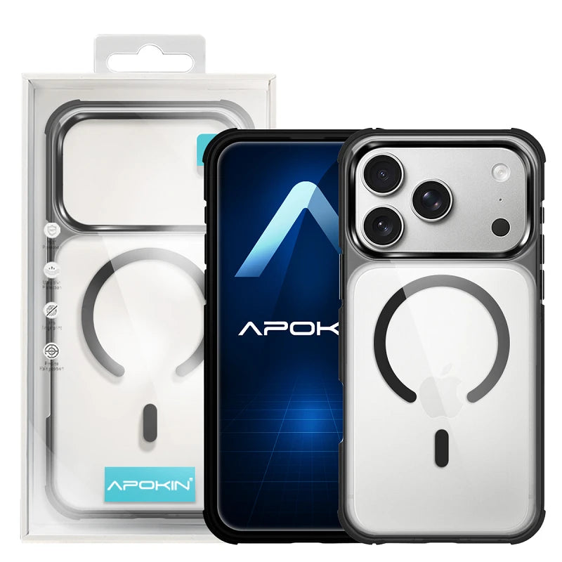 Case Acrylic with Magsafe for iPhone 17 Pro Max 4-Colors - Color : Black
