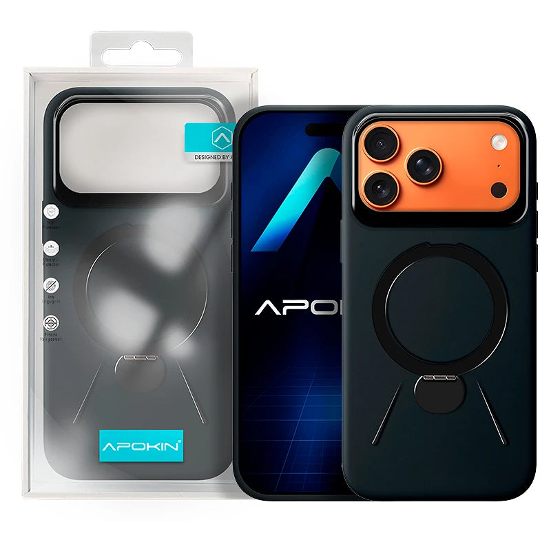 Case Rock with Ring and Stand for iPhone 17 Pro Max