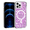 Techsuit Sparkly Glitter MagSafe - iPhone 12 Pro Max - Magenta