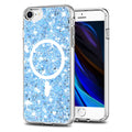 Techsuit Sparkly Glitter MagSafe - iPhone 7/8/SE 2020/SE 3 - Blue