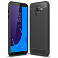 Techsuit Carbon Silicone - Galaxy J6 2018 - Black