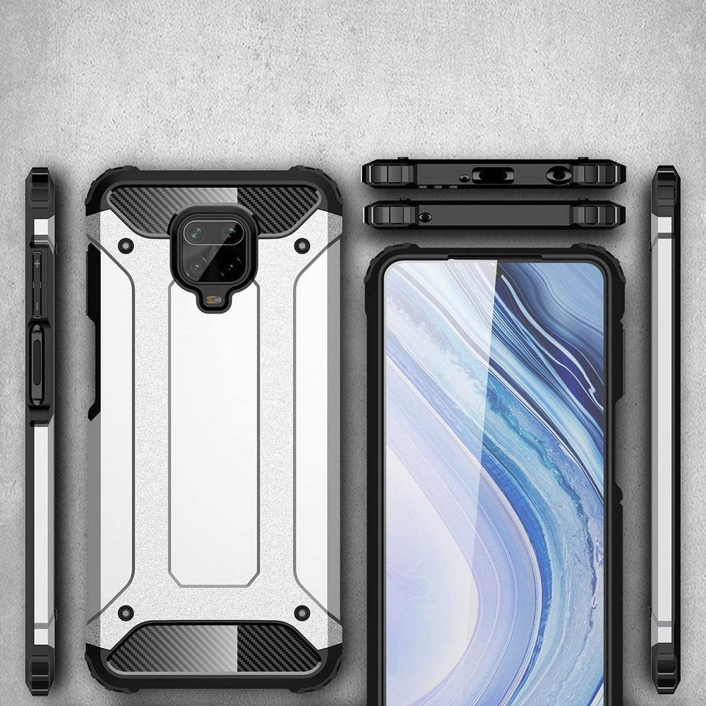 Techsuit Hybrid Armor - Xiaomi Redmi Note 9S/ Note 9 Pro/ Note 9 Pro Max - Black