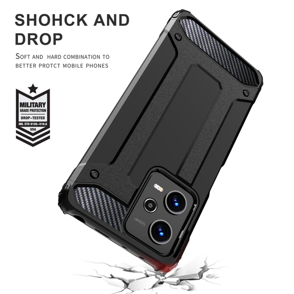 Techsuit Hybrid Armor - Xiaomi Redmi Note 12 Pro 5G / Poco X5 Pro - Black