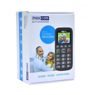 Maxcom (Dual Sim) 1.8" με Μεγάλα Πλήκτρα Φακό και Πλήκτρο Έκτακτης Ανάγκης Μαύρο