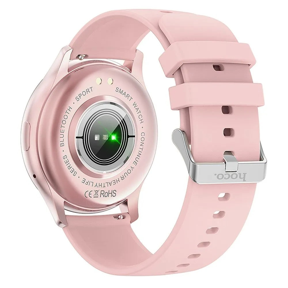 HOCO Y15 | Smartwatch με οθόνη Amoled 1.43″, ροζ