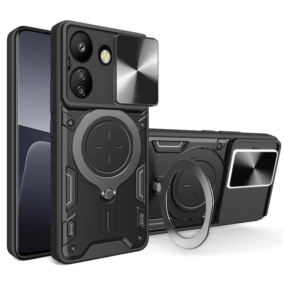 Techsuit CamGuard Pro - Redmi 13C / Poco C65 - Black