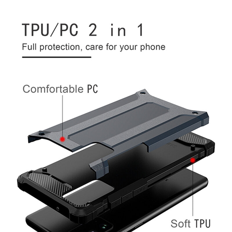 Techsuit Hybrid Armor - Samsung Galaxy S23 Ultra - Black