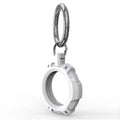 Techsuit Rugged Armor Pro Holder - Apple AirTag, Metal Ring - White