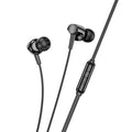 Ακουστικά HOCO M112 Με μικρόφωνο 3.5mm audio plug Μαύρα