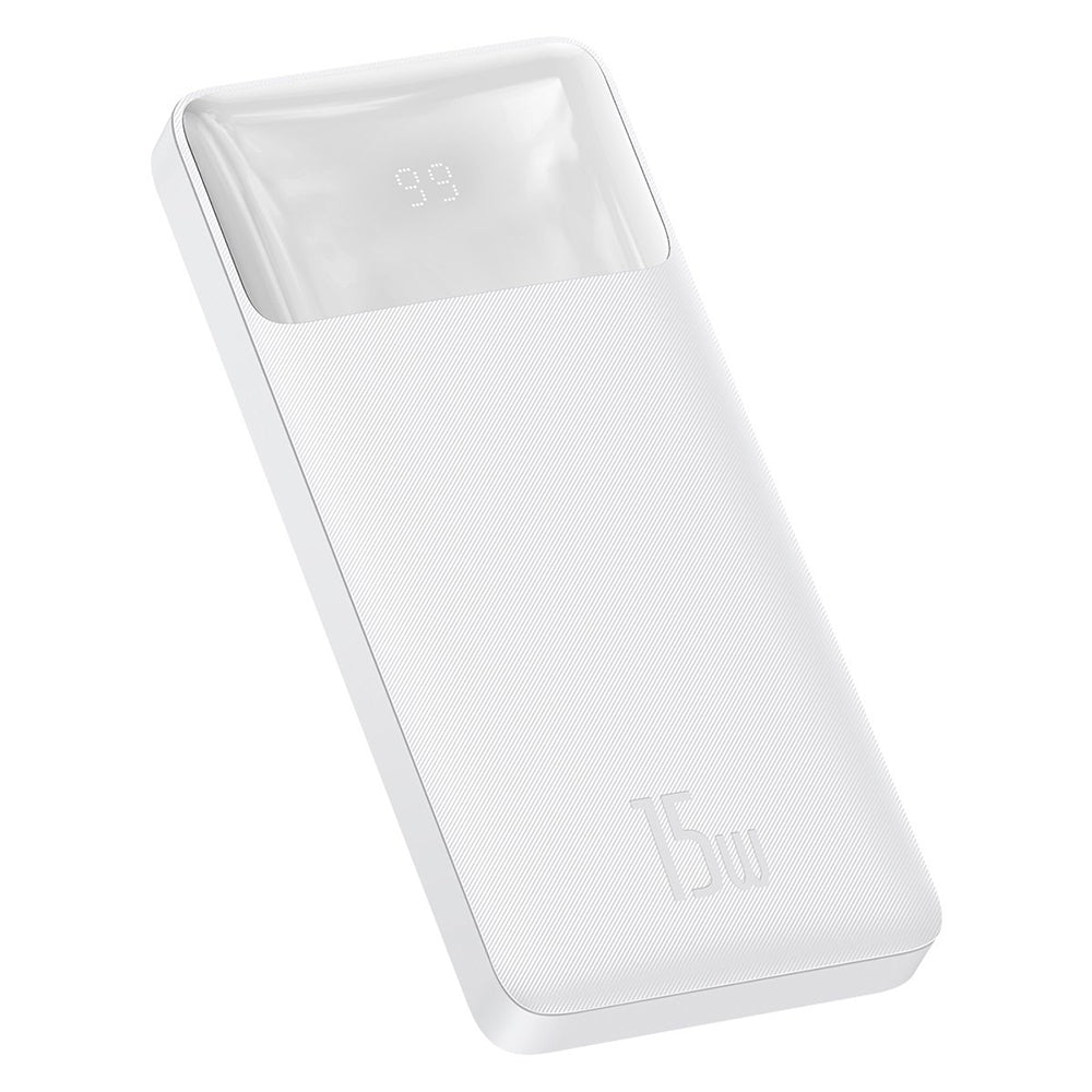 Baseus - Power Bank Bipow 10000mAh 15W - White