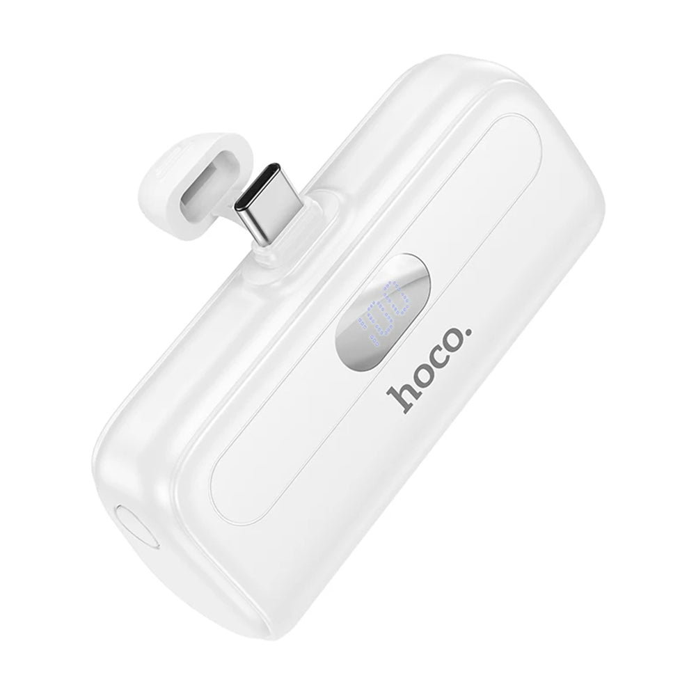 Hoco - Power Bank (J116) - Mini Pocket Charging for USB-C 5000mAh - White