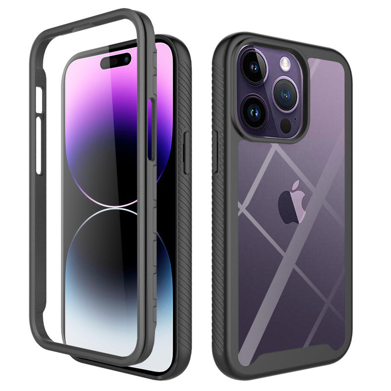 Techsuit Defense360 Pro + Screen Protector - iPhone 14 Pro Max - Black