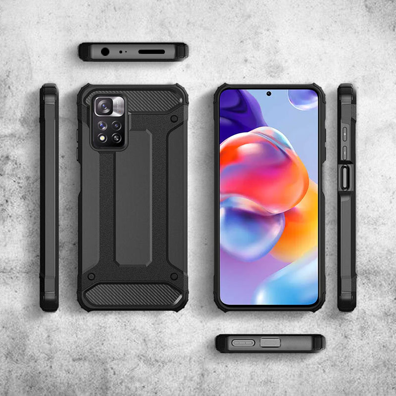 Techsuit Hybrid Armor - Xiaomi Redmi Note 11 Pro+ 5G - Black