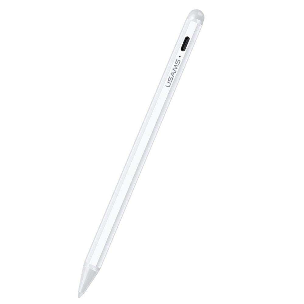#Usams - Stylus Pen (US-ZB135) - Active, 140mAh, with USB to Type-C Cable White