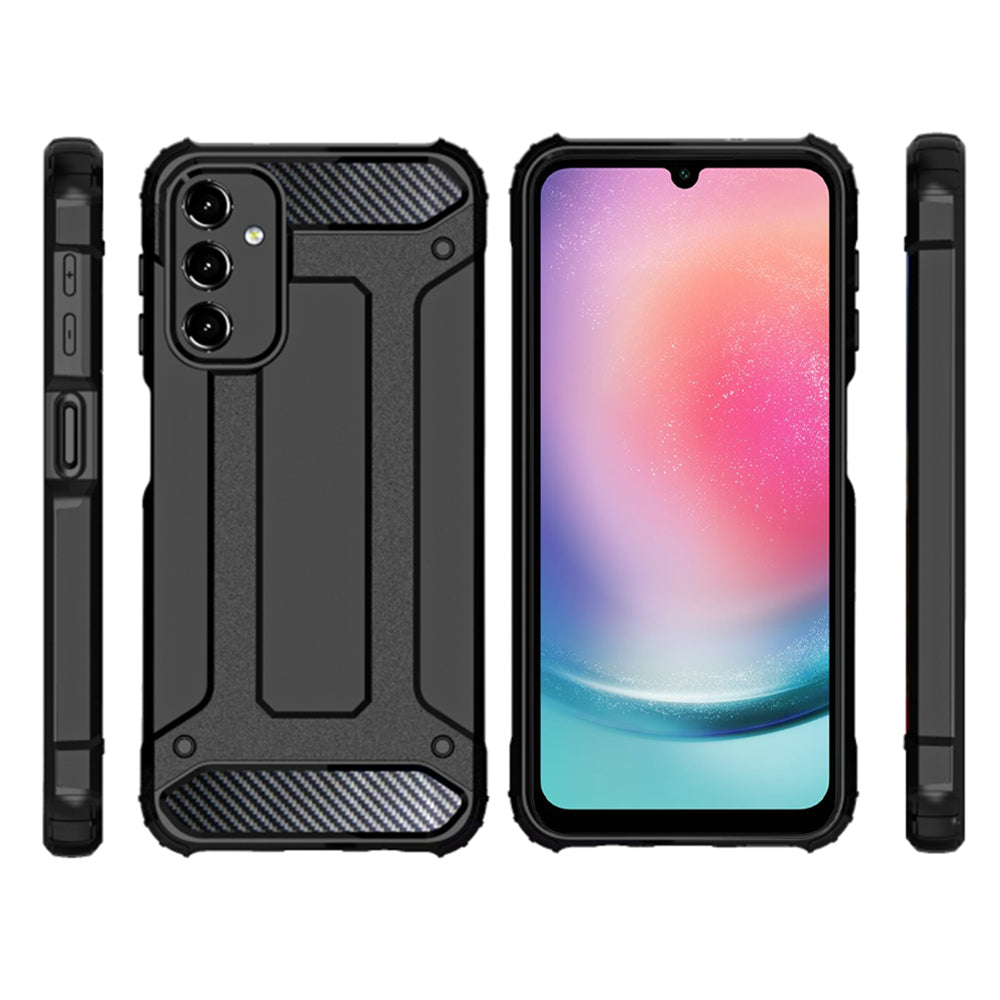 Techsuit Hybrid Armor - Samsung Galaxy A24 - Black