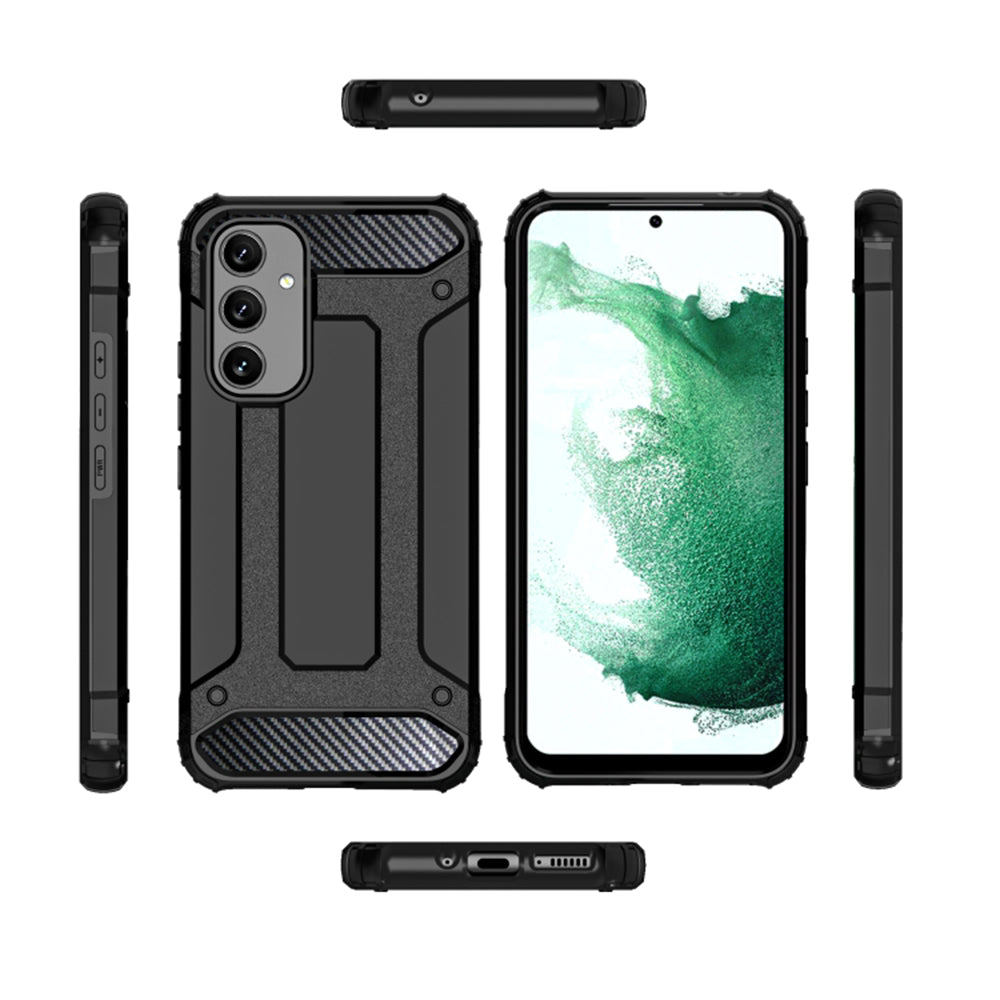 Techsuit Hybrid Armor - Samsung Galaxy A54 - Black