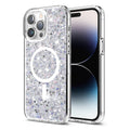 Sparkly Glitter MagSafe - iPhone 14 Pro Max - White