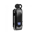 Borofone K58 Bluetooth Ακουστικό με Επεκτεινόμενο Καλώδιο Clip-On Headset