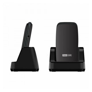 Maxcom (Dual Sim) 2,4" με Μεγάλα Πλήκτρα, με Βάση Φόρτισης, Ραδιόφωνο Μαύρο