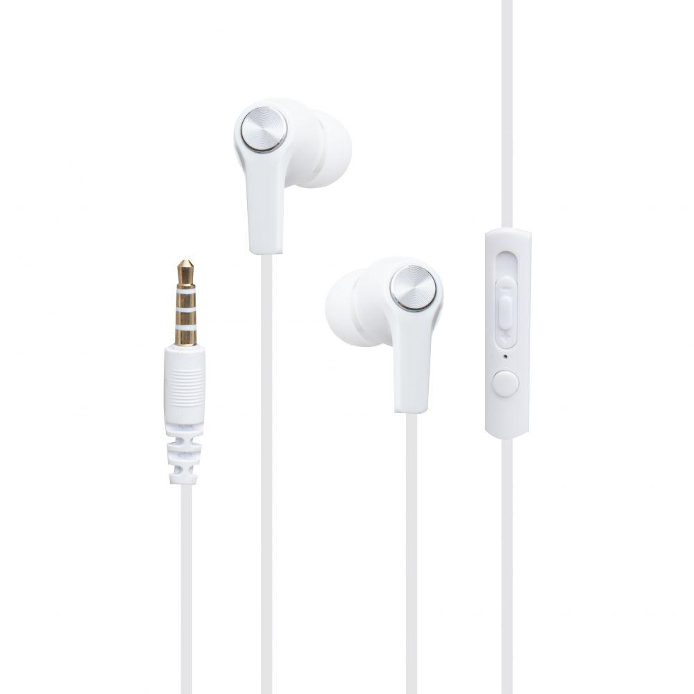 Ακουστικά BOROFONE BM87 Με μικρόφωνο 3.5mm audio plug Λευκά