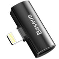 Baseus Audio Adapter L46 - Lightning to 2x Lightning 2A - Black