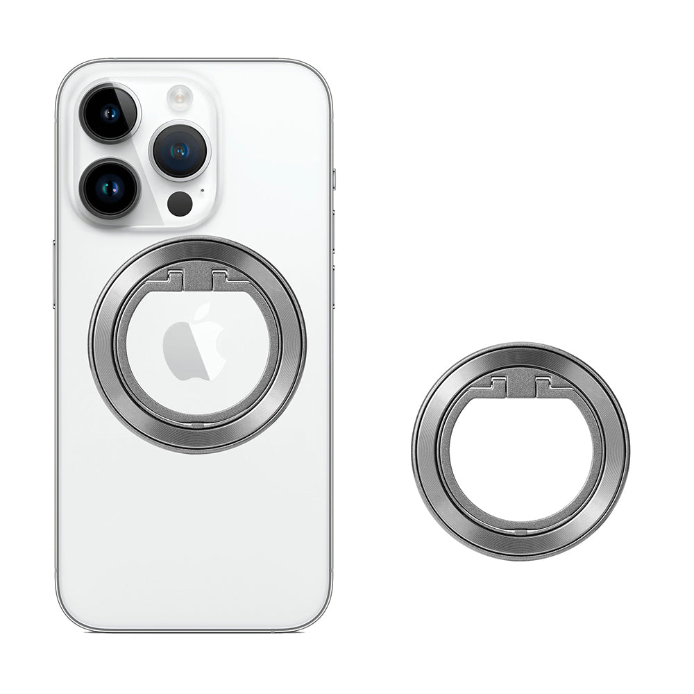 Techsuit MagSafe Phone Ring - Aluminium, Round - Silver