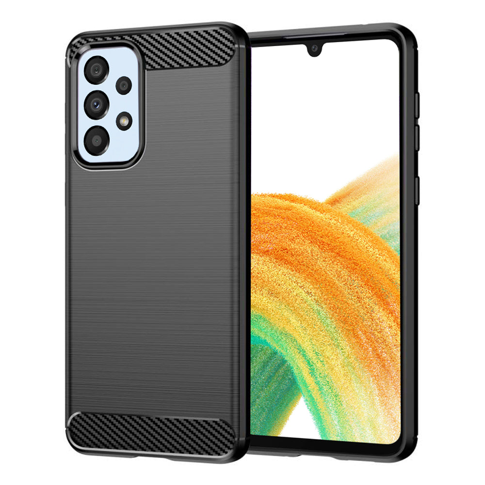 Techsuit Carbon Silicone - Galaxy A33 5G - Black