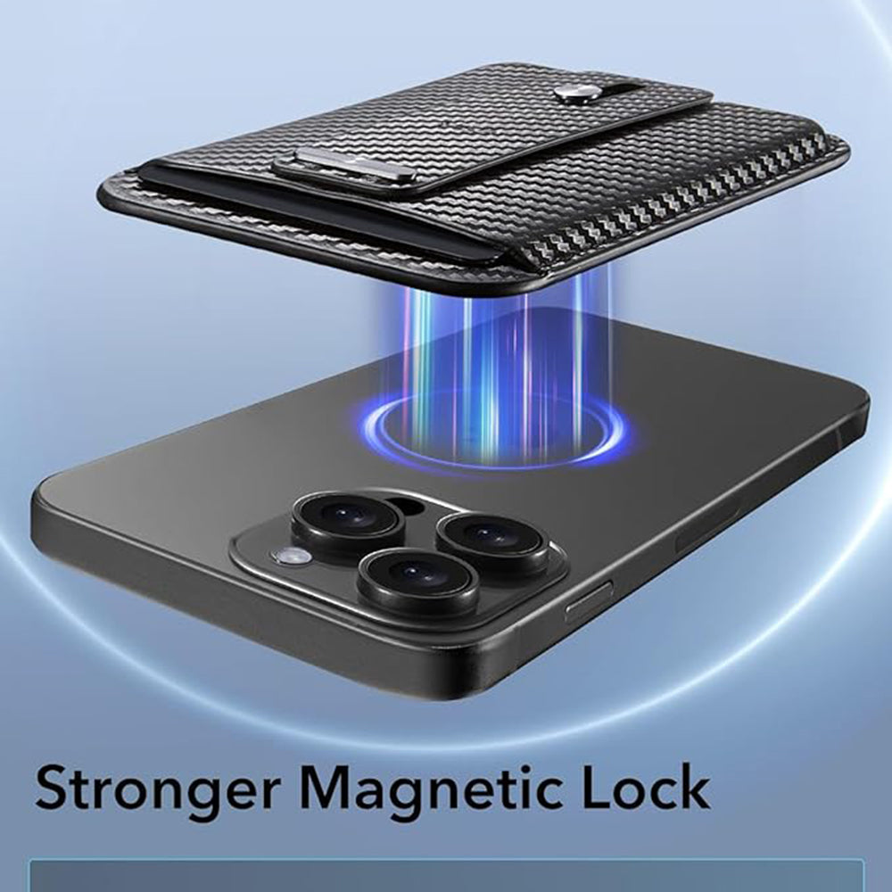 ESR Premium Wallet Magnetic MagSafe - Carbon Fiber