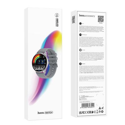 HOCO smartwatch Amoled Y15 Smart sports watch (call version) silver