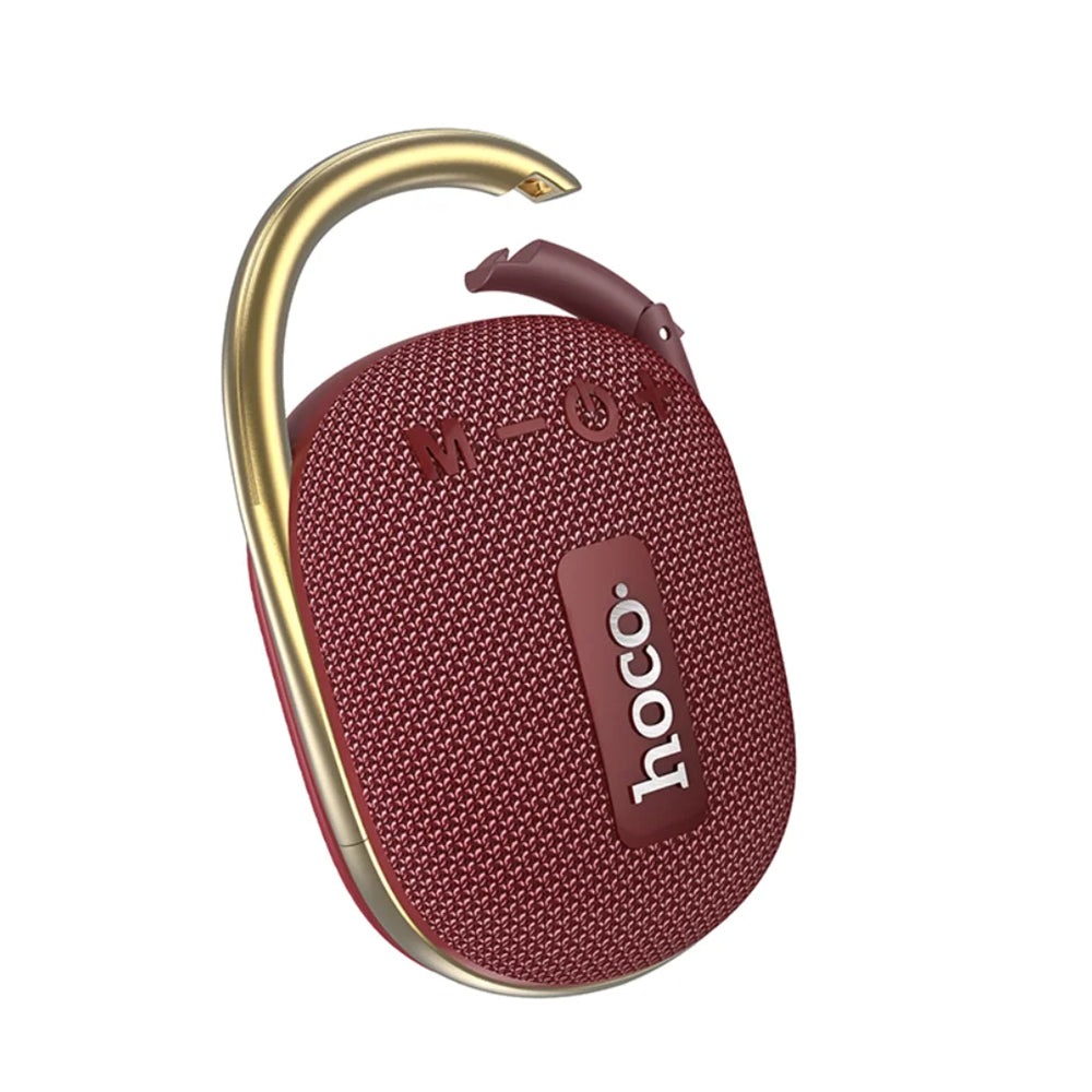 Hoco - Wireless Speaker Easy Joy Sports (HC17) - with Belt Holder - Wine Red