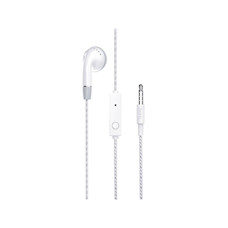 Μονό ακουστικό HOCO M61 Με μικρόφωνο 3.5mm audio plug λευκό