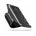 Sports Armband (TH10) - with Velcro, for Phones, max 6.5" - Gray / White