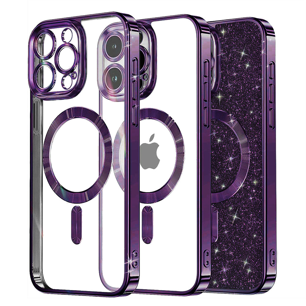 Luxury Glitter MagSafe - Samsung Galaxy S23 FE - Deep Purple